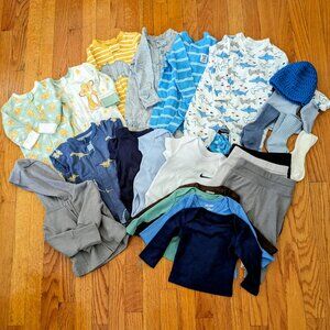 Lot of 20+ Baby Boy Clothes (0-3 Months) -- Disney / Carter's / Hanes++